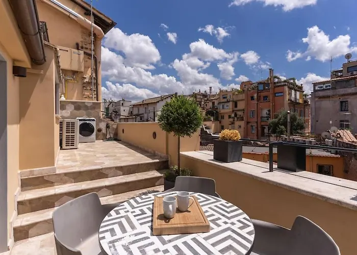 Piazza Dei Renzi Trastevere Building 4 Bedroom With Terrace Appartamento *